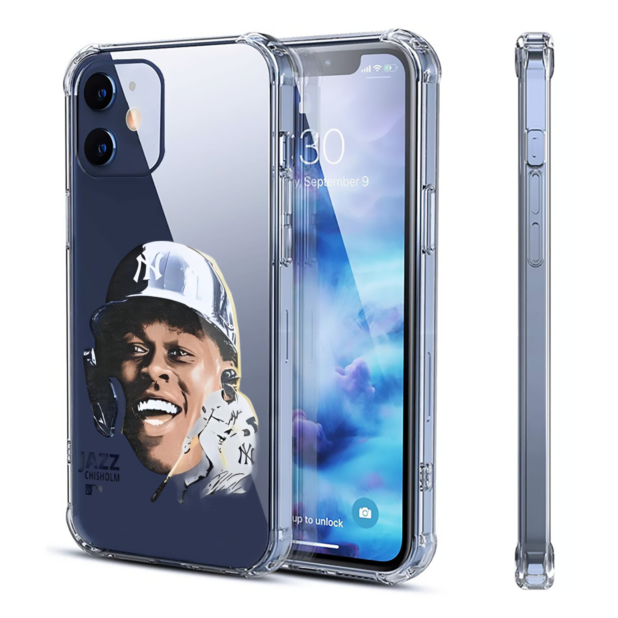 Jazz Chisholm Jr. 16 Clear IPhone 12 Case – Soft TPU With UV Print – Enhanced Drop Protection, Precise Fit, Anti-Fingerprint, Customizable Design, Scratch-Resistant, Yellow-Resistant